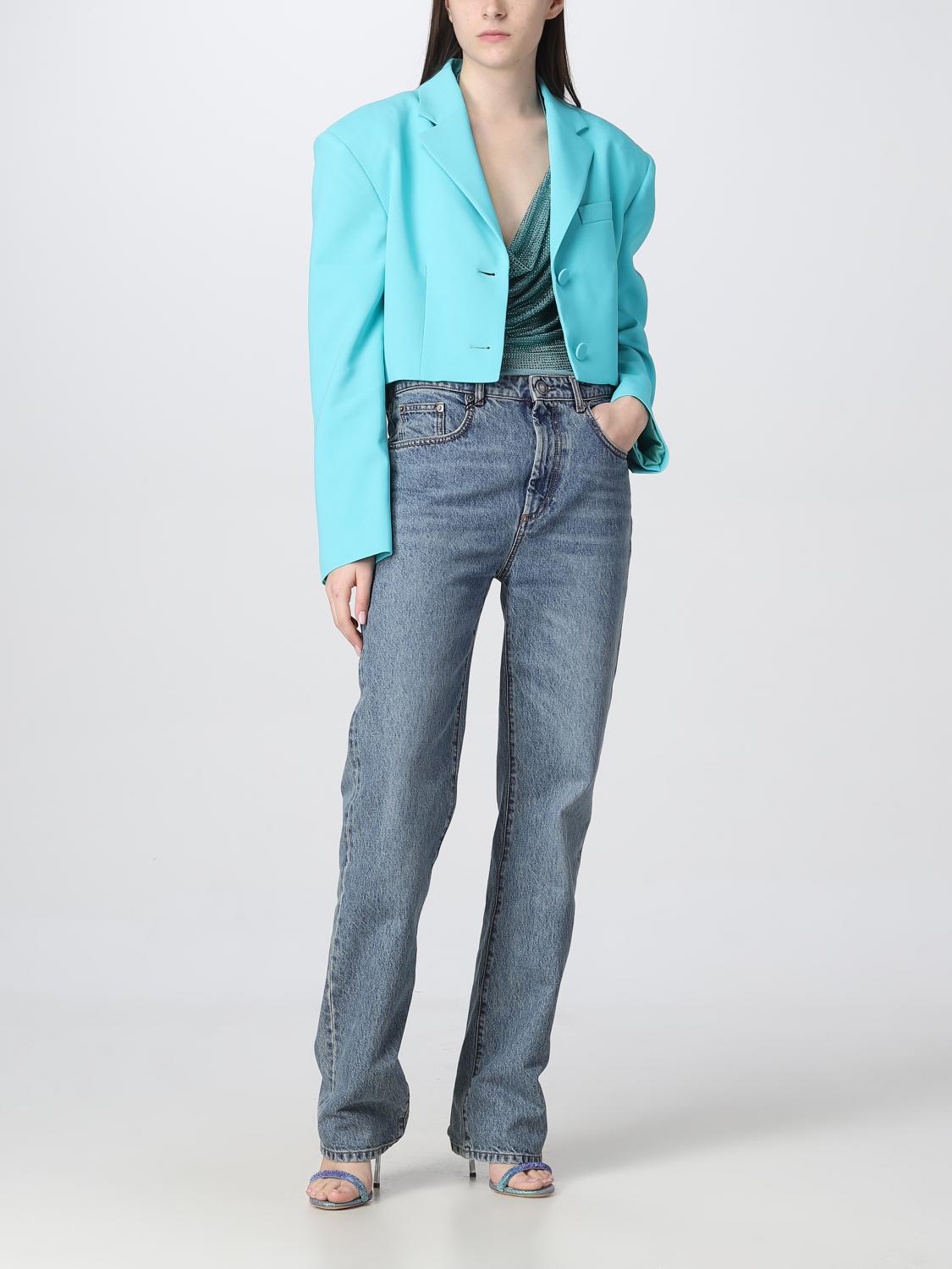 GIUSEPPE DI MORABITO BLAZER: Jacket woman Giuseppe Di Morabito, Blue - Img 2