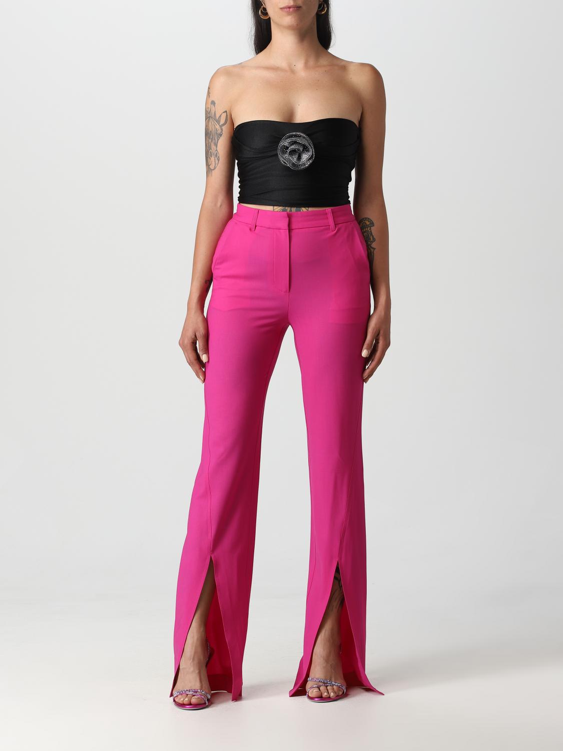 GIUSEPPE DI MORABITO TROUSERS: Trousers woman Giuseppe Di Morabito, Fuchsia - Img 2