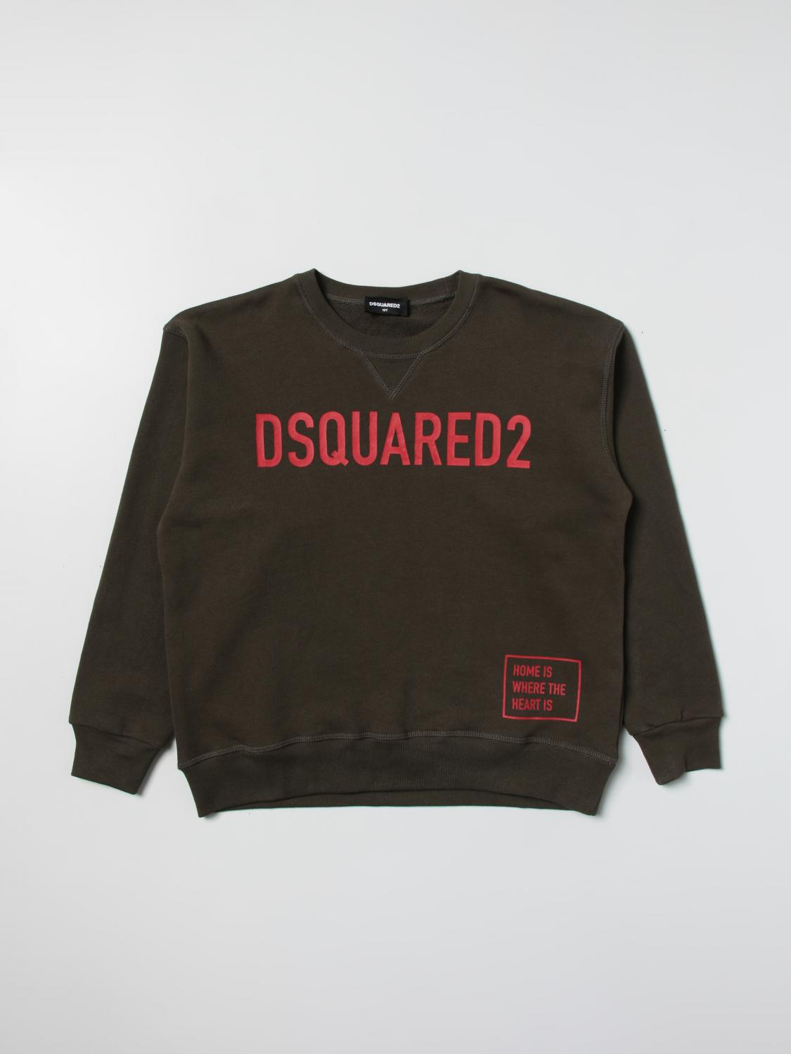 DSQUARED2 JERSEY: Jersey niños Dsquared2 Junior, Oliva - Img 1