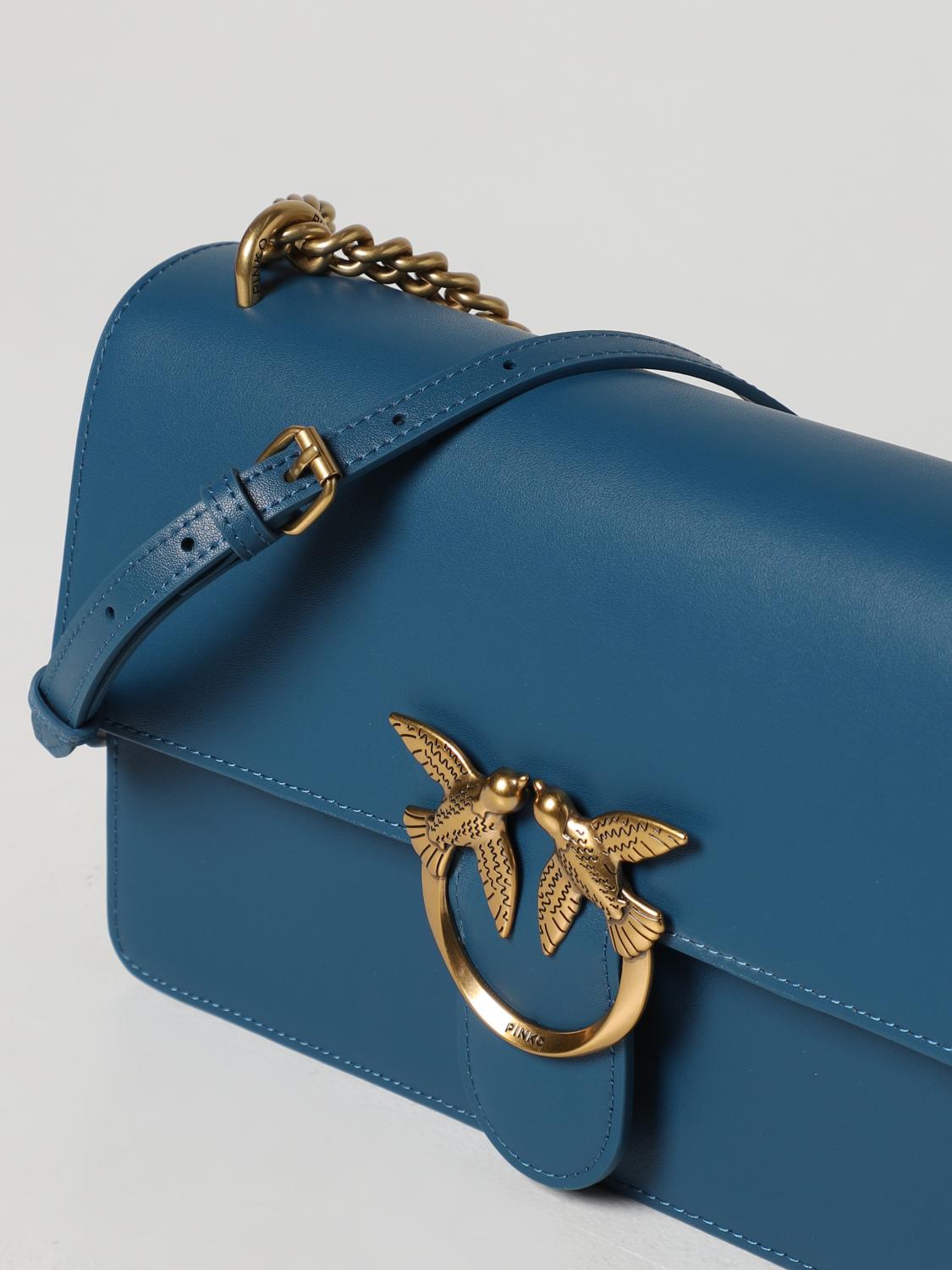 PINKO SCHULTERTASCHE: Schultertasche damen Pinko, Teal - Img 3