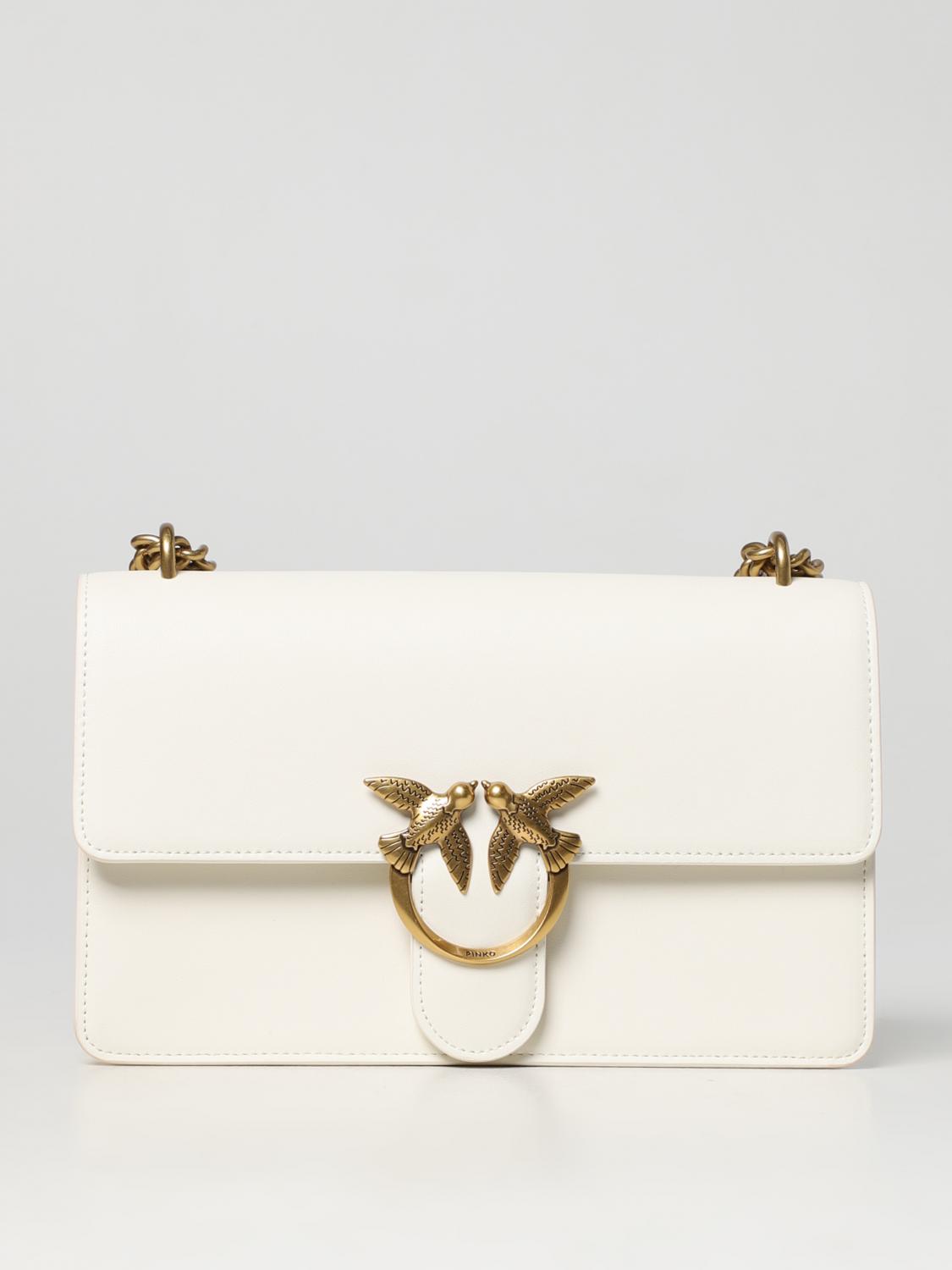 PINKO SCHULTERTASCHE: Schultertasche damen Pinko, Ivory - Img 1