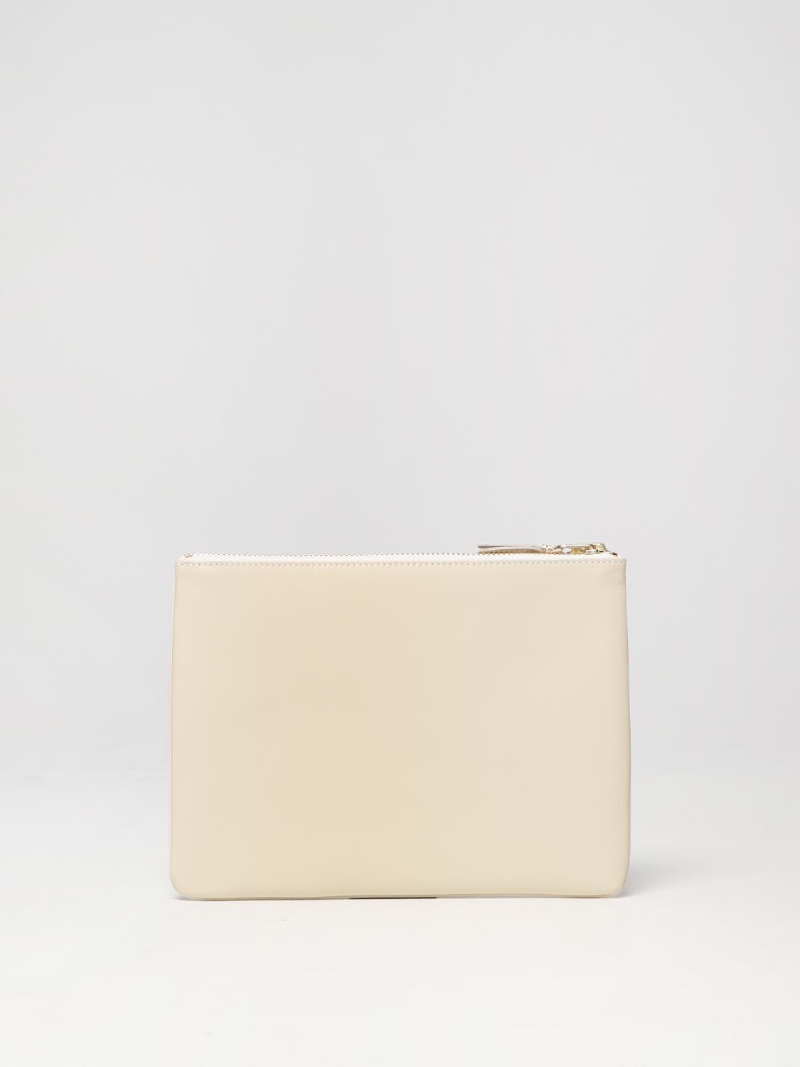 COMME DES GARÇONS WALLET 財布: Comme Des Garçons Wallet レザーウォレット, ホワイト - Img 2