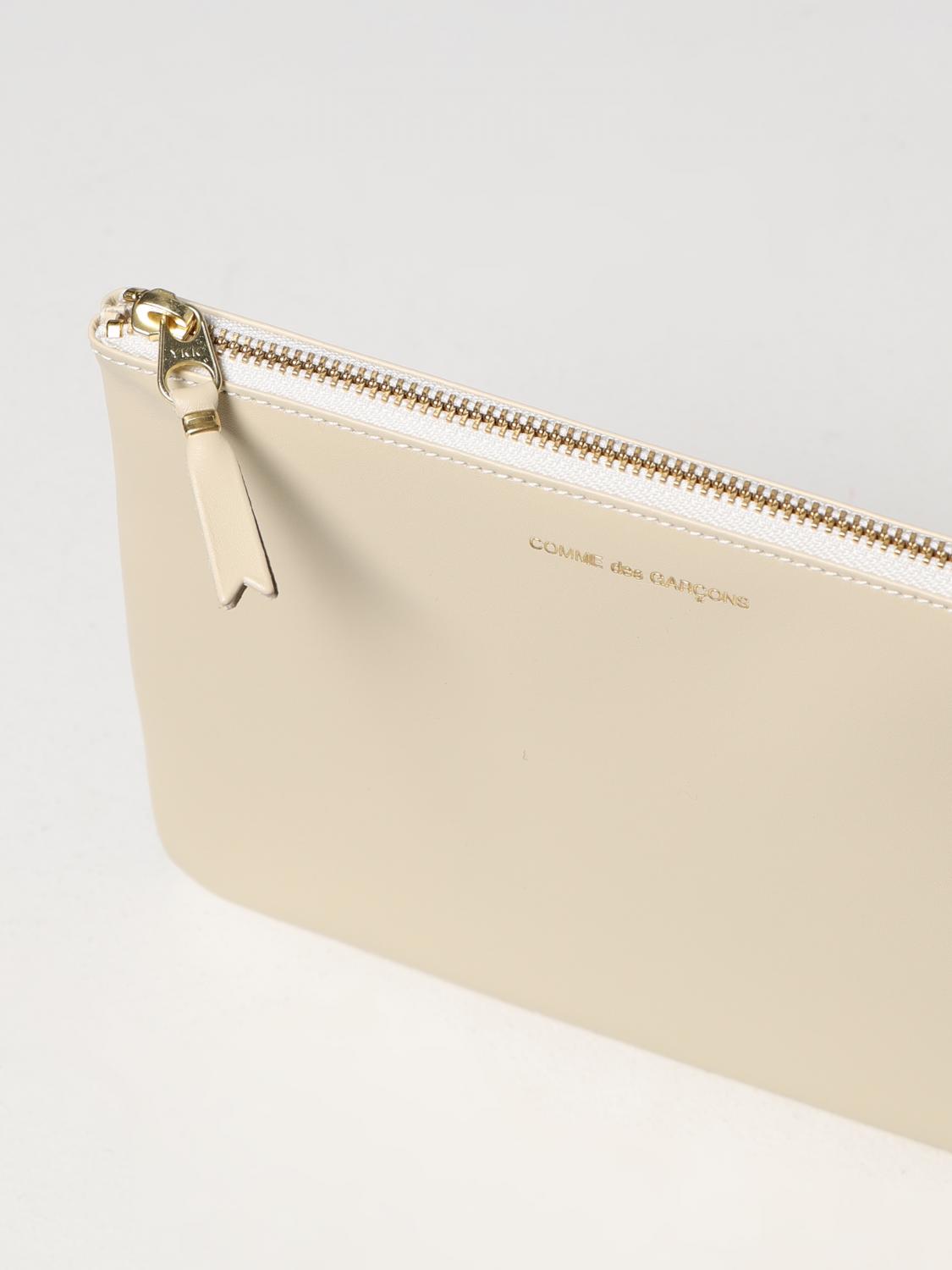 COMME DES GARÇONS WALLET 財布: Comme Des Garçons Wallet レザーウォレット, ホワイト - Img 3