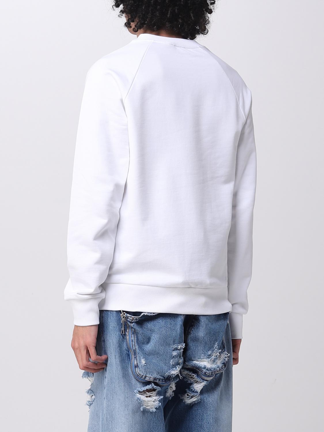 BALMAIN PULLOVER: Pullover herren Balmain, Weiß - Img 3