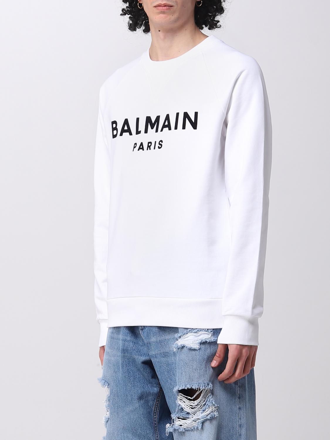 BALMAIN PULLOVER: Pullover herren Balmain, Weiß - Img 4