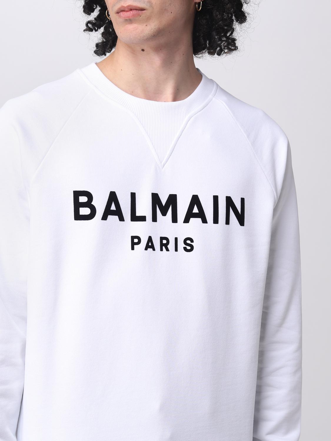 BALMAIN PULLOVER: Pullover herren Balmain, Weiß - Img 5