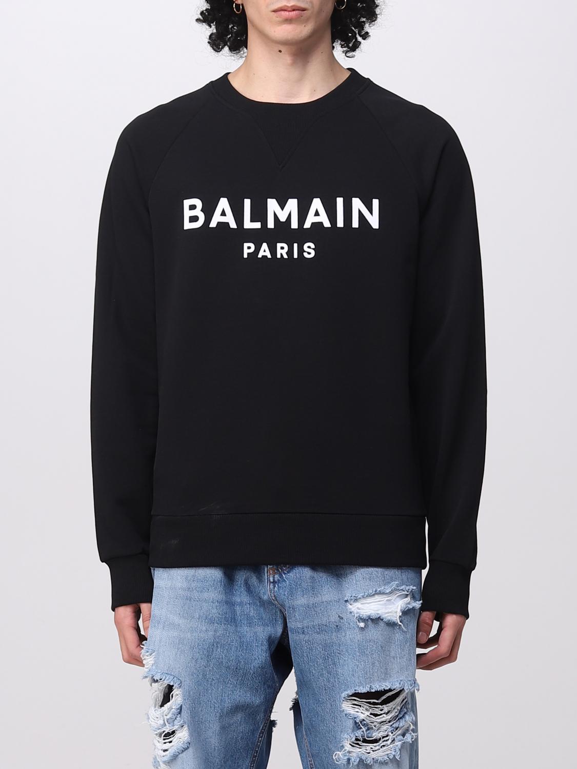 BALMAIN PULLOVER: Pullover herren Balmain, Schwarz - Img 1