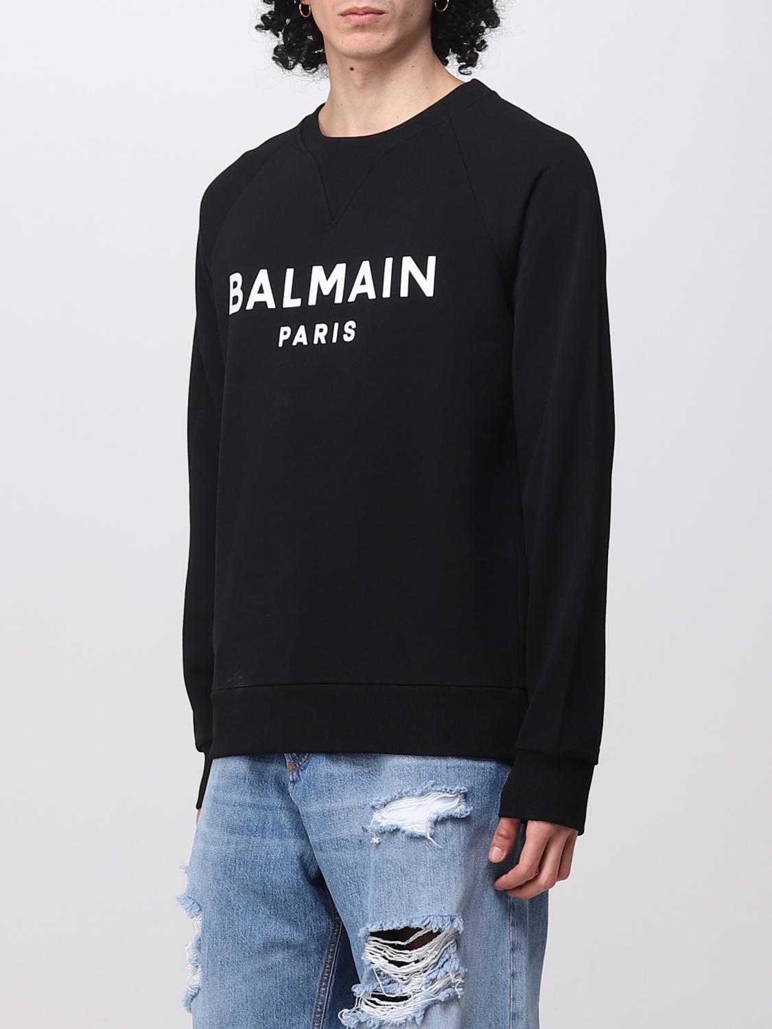 BALMAIN PULLOVER: Pullover herren Balmain, Schwarz - Img 4