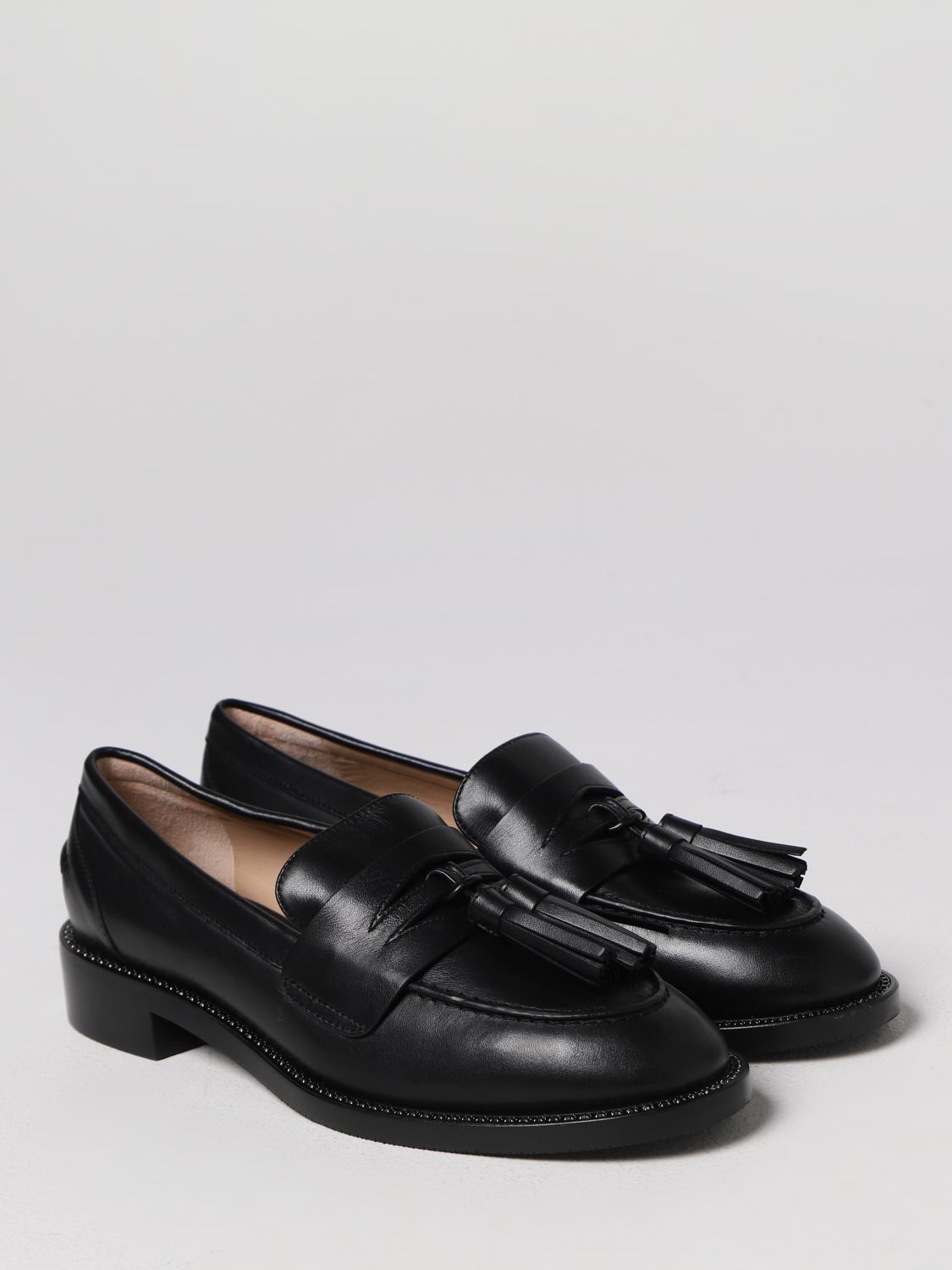 STUART WEITZMAN MOCASSINI: Mocassino Sutton Stuart Weitzman in pelle, Nero - Img 2