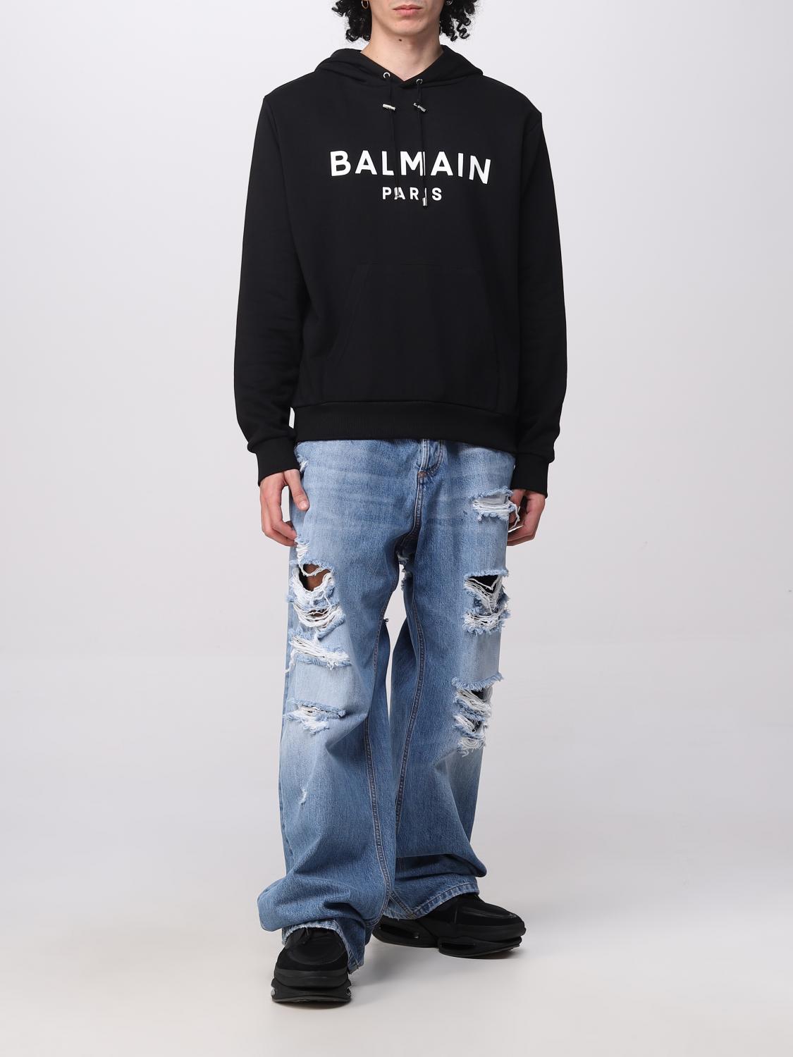 BALMAIN SWEATSHIRT: Pull homme Balmain, Noir - Img 2