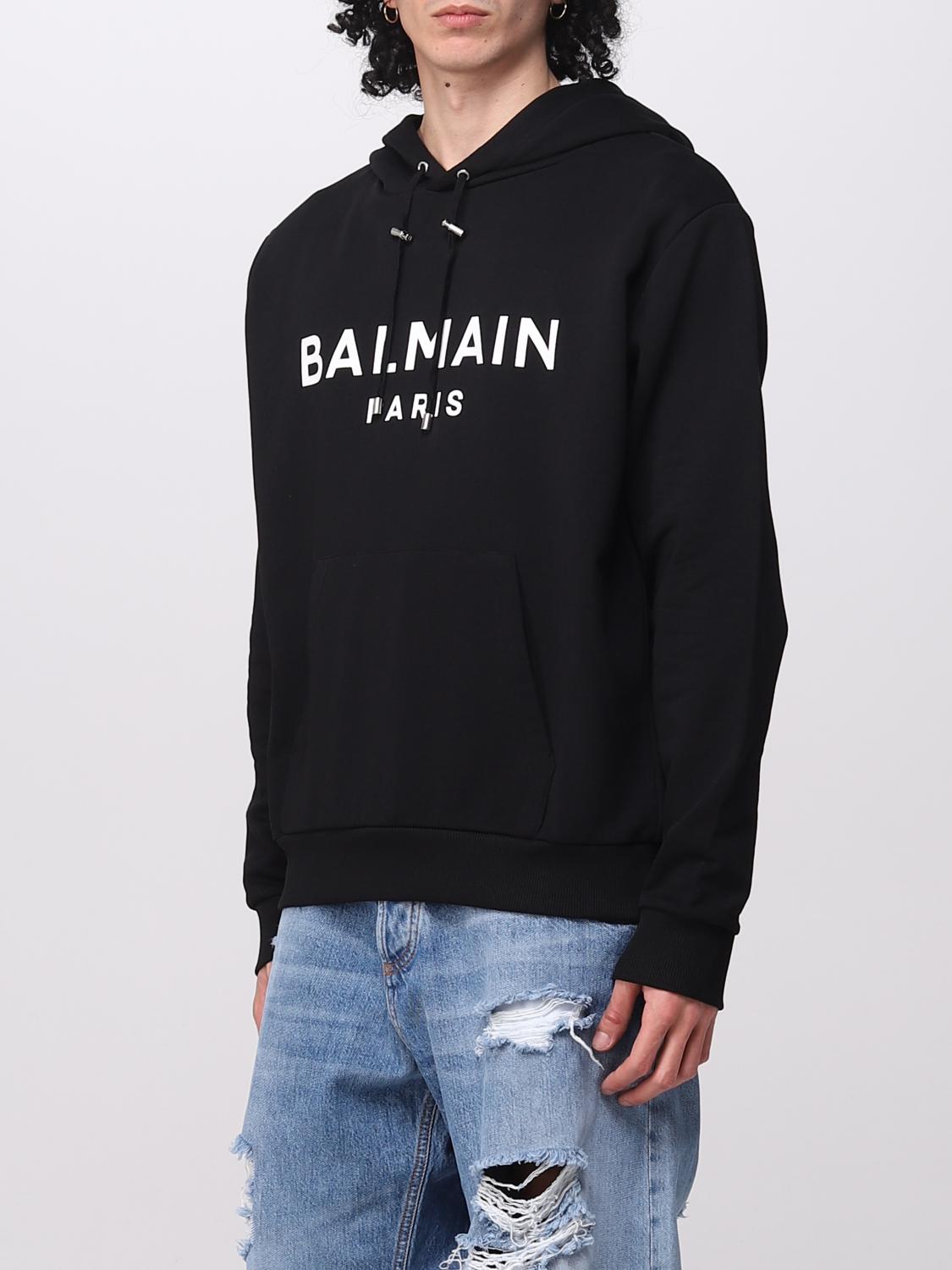 BALMAIN SWEATSHIRT: Pull homme Balmain, Noir - Img 4