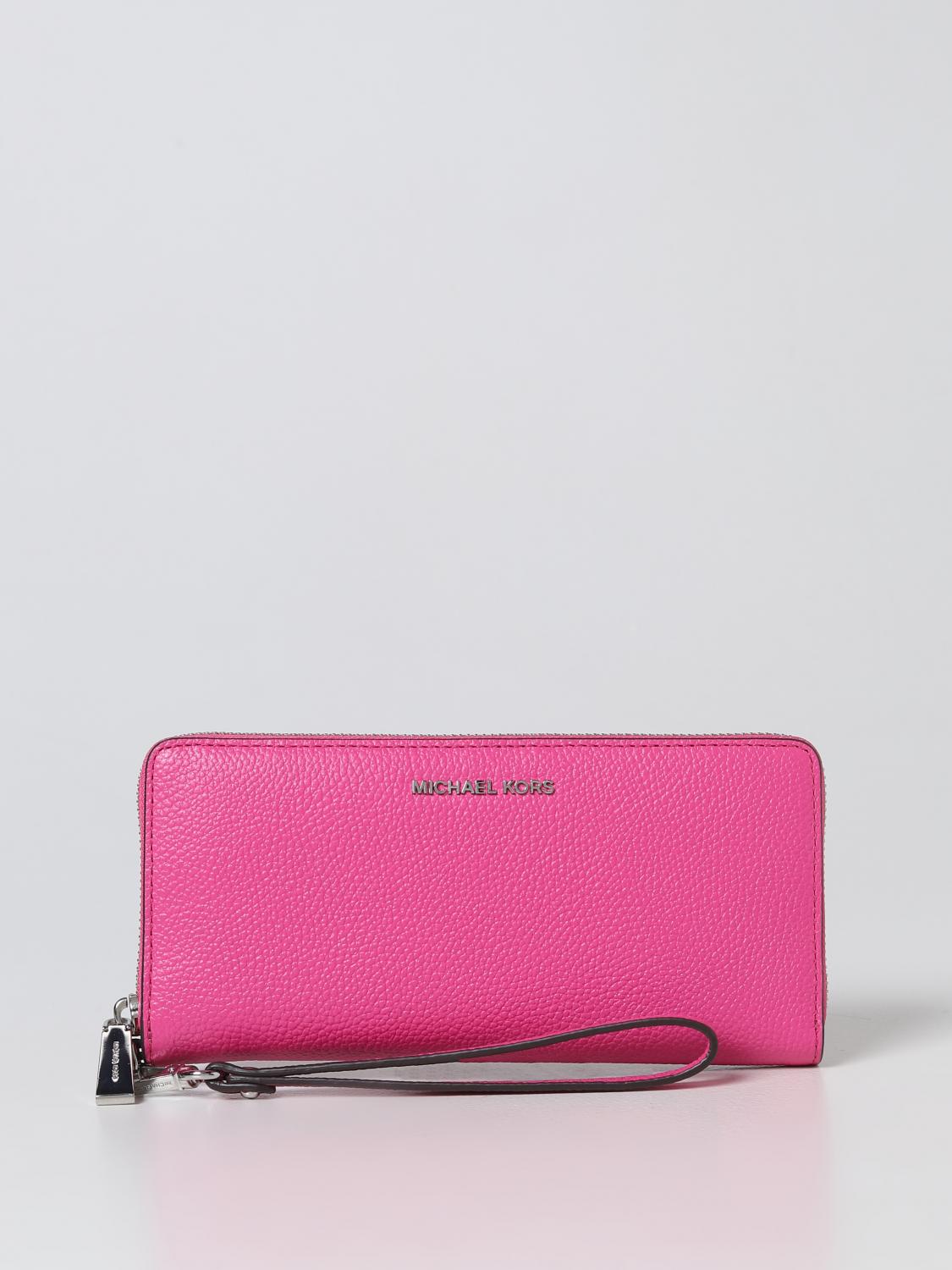 Fuchsia michael kors wallet discount