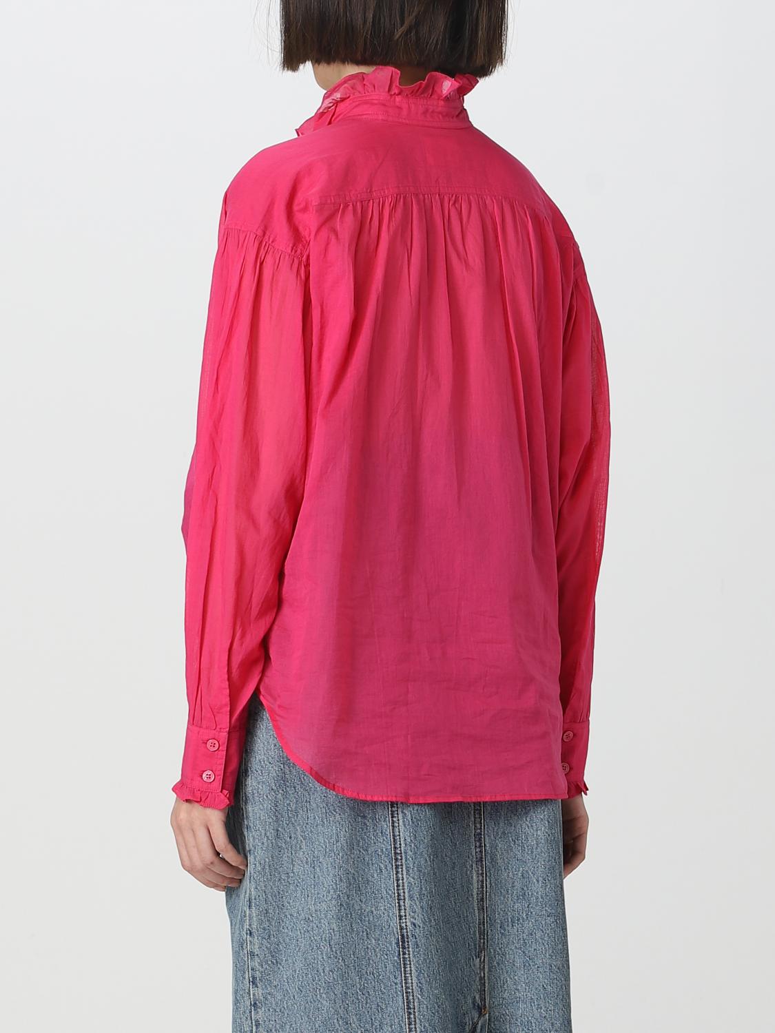 ISABEL MARANT ETOILE CAMISA: Camisa mujer Isabel Marant Etoile, Fucsia - Img 3