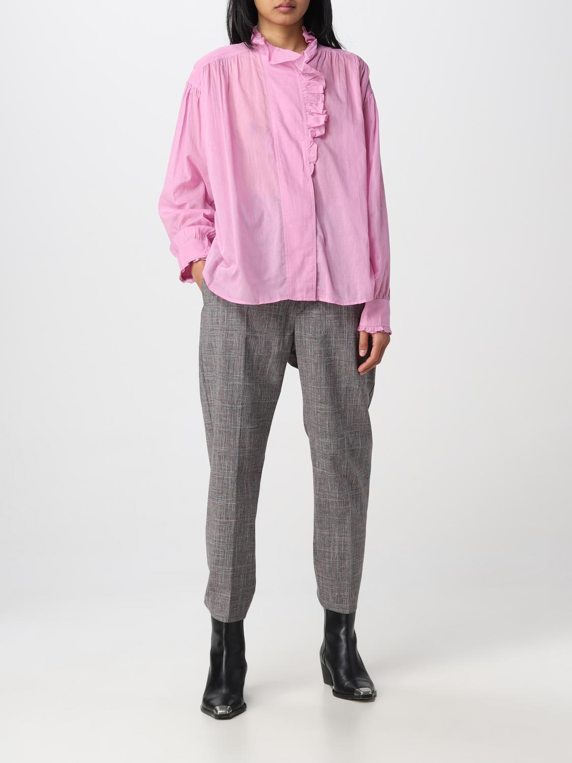 ISABEL MARANT ETOILE CAMISA: Camisa mujer Isabel Marant Etoile, Lila - Img 2