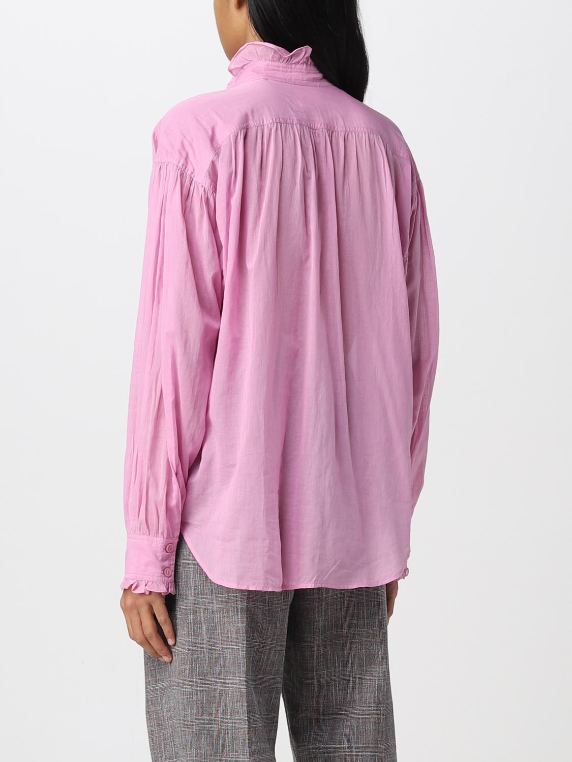 ISABEL MARANT ETOILE CAMISA: Camisa mujer Isabel Marant Etoile, Lila - Img 3