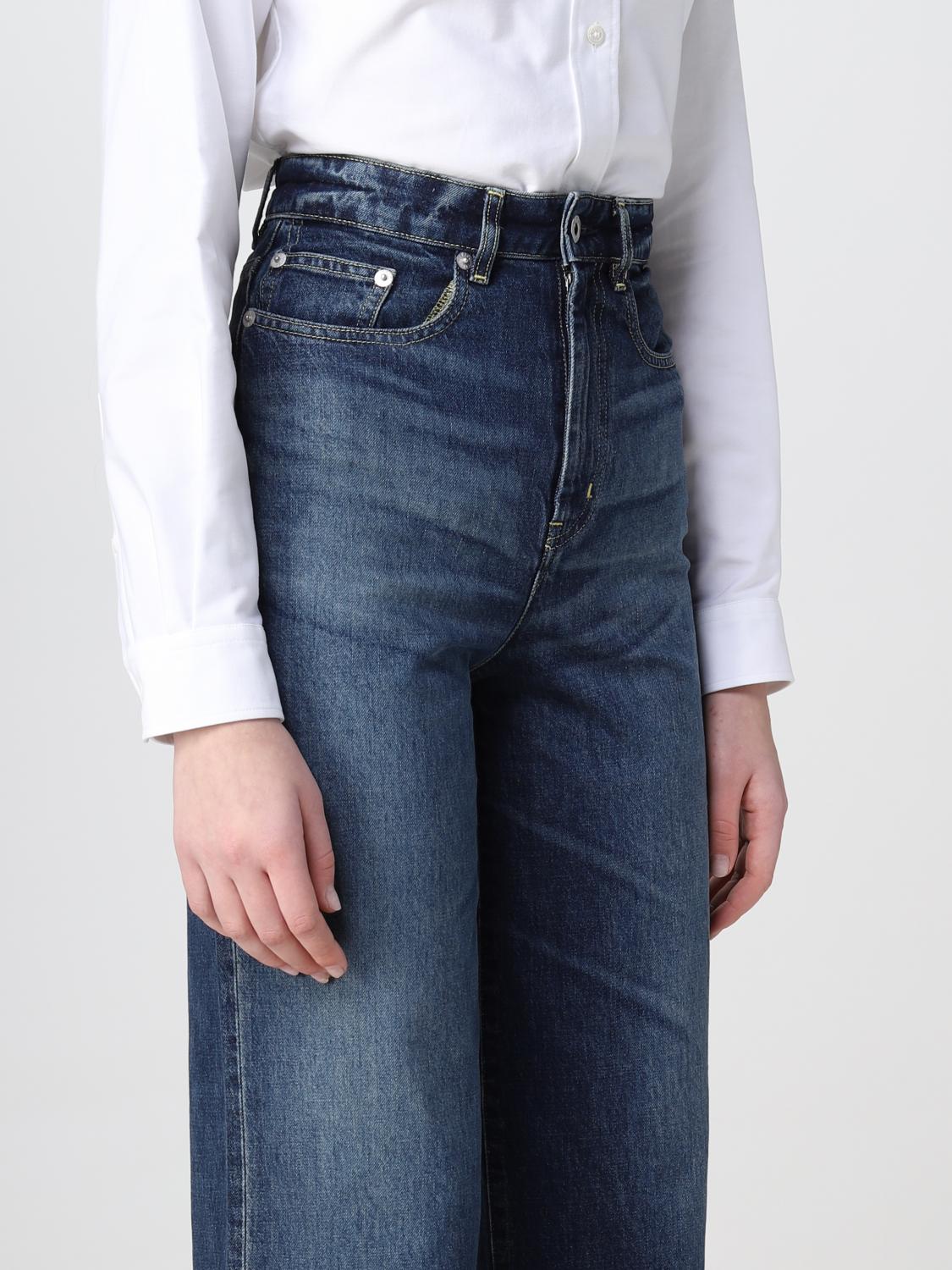 デニム・ジーパン KENZO Woman Jeans Blue FD52DP2126B2 DD Kenzo Outlet: Jeans woman - Blue | Kenzo jeans FD52DP2126B2