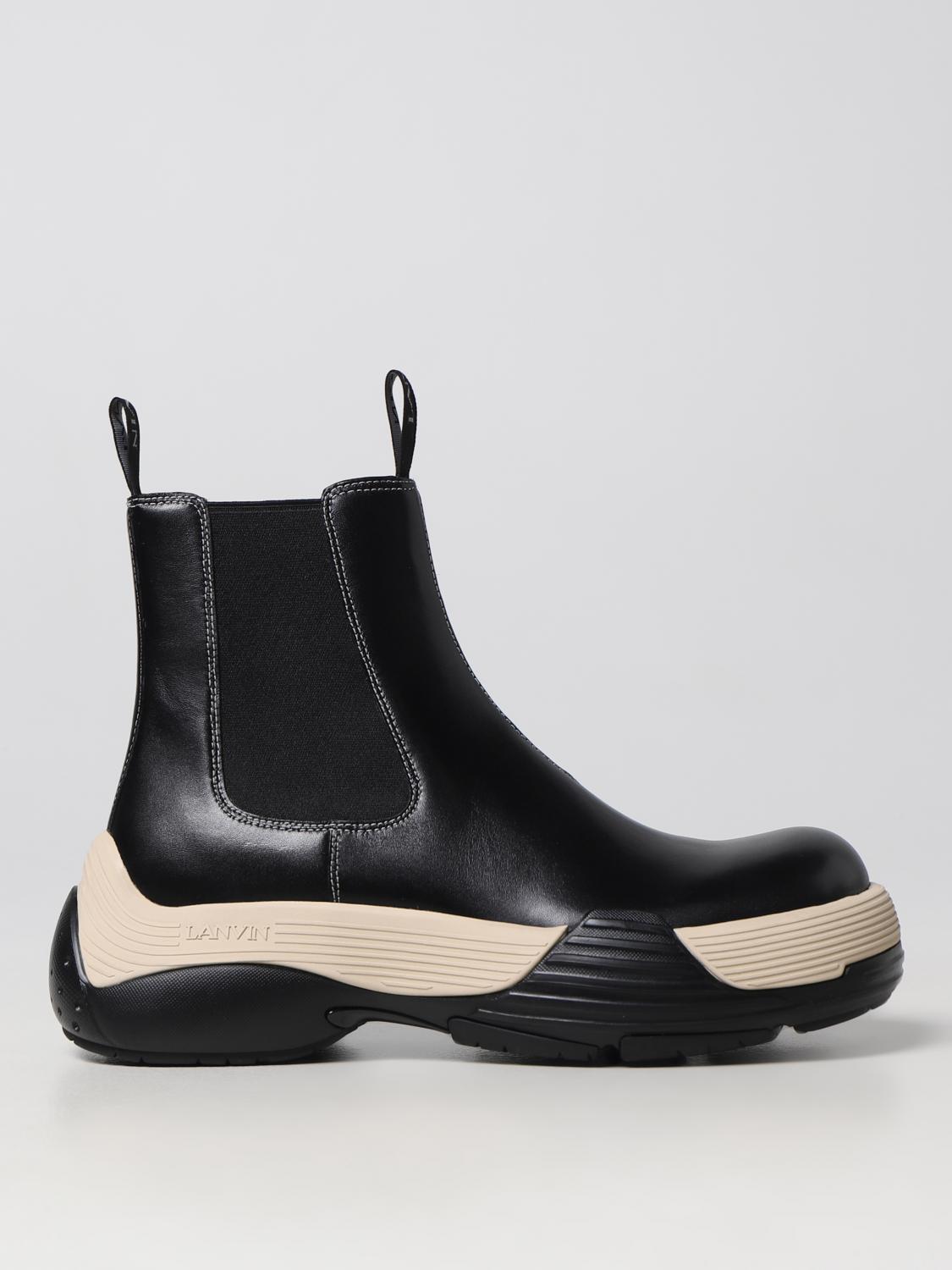 Lanvin Boots men - Black | FMBOSI07CALFP23 | GIGLIO.COM