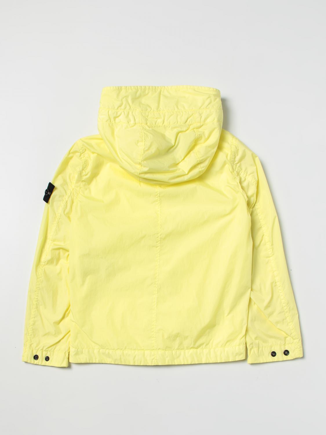 STONE ISLAND JUNIOR JACKET: Stone Island Junior jacket in technical fabric, Yellow - Img 2