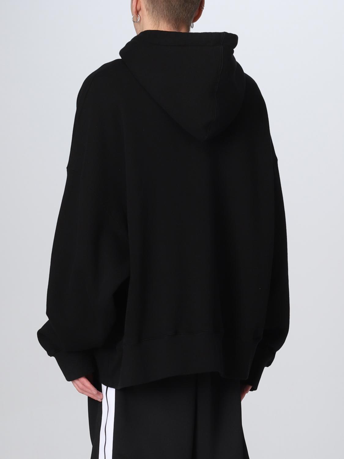 PALM ANGELS FELPA: Felpa oversize Shark Palm Angels, Nero - Img 3