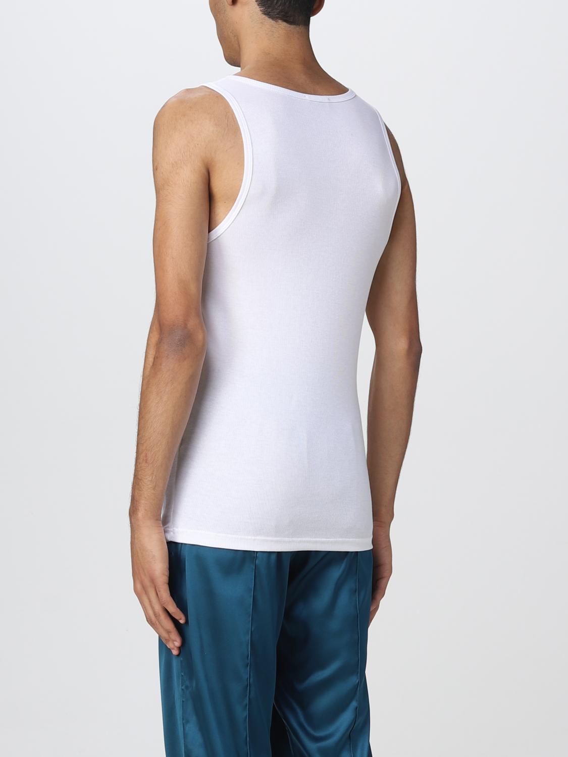 TOM FORD T-SHIRT: Tank top men Tom Ford, White - Img 3