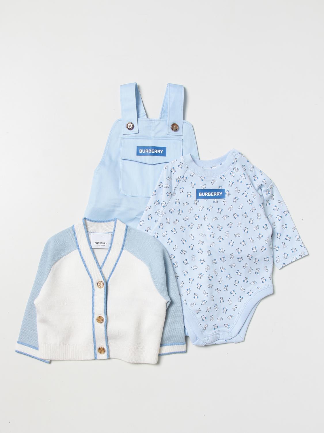 Burberry 3-piece set in cotton - Blue | 8062666 | GIGLIO.COM