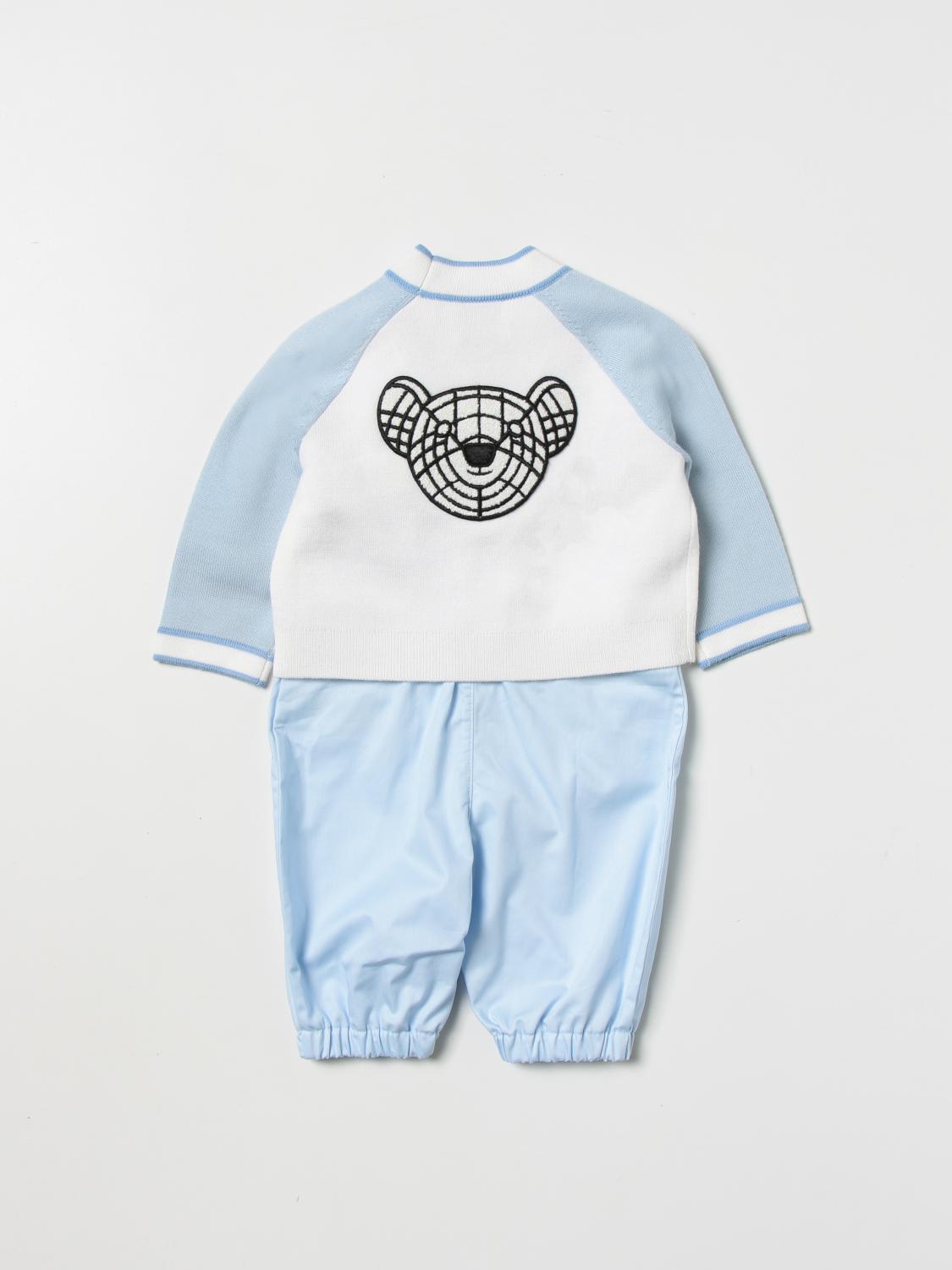 Burberry 3-piece set in cotton - Blue | 8062666 | GIGLIO.COM