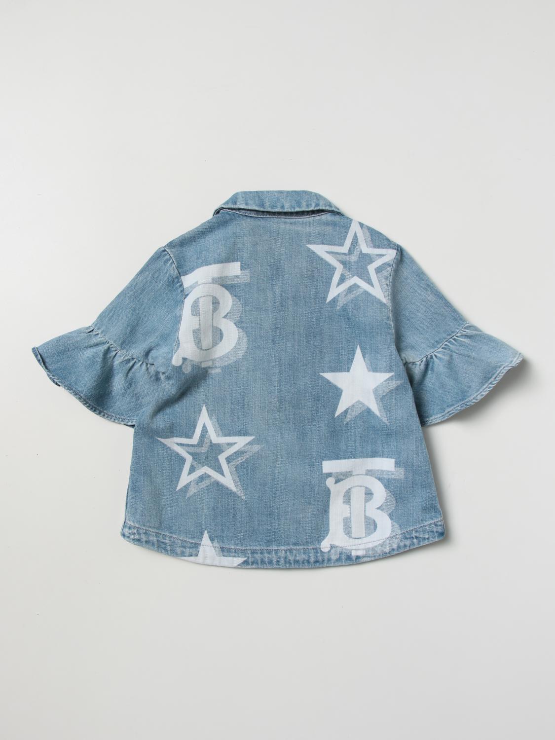 BURBERRY CAMISA: Camisa niños Burberry, Azul Oscuro - Img 2