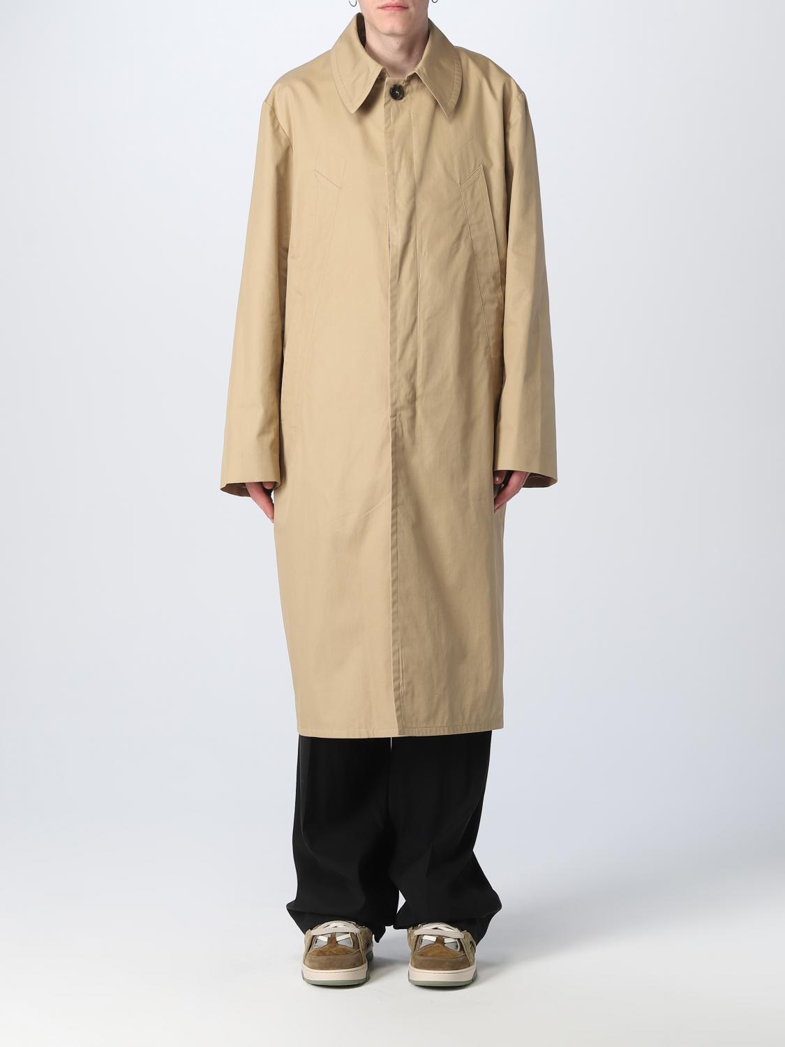 MM6 MAISON MARGIELA：コート メンズ - ベージュ | GIGLIO.COMオンラインのMm6 Maison Margiela  トレンチコート S52AH0056S52532