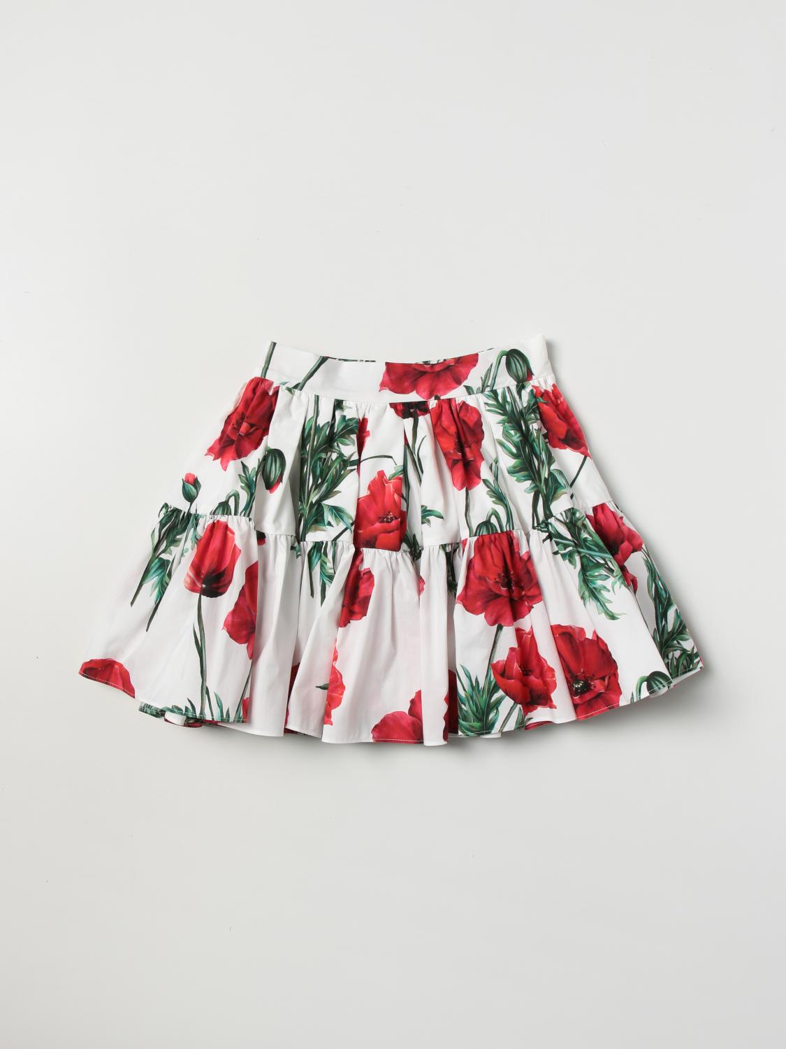 DOLCE & GABBANA FALDA: Falda niños Dolce & Gabbana, Rojo - Img 1