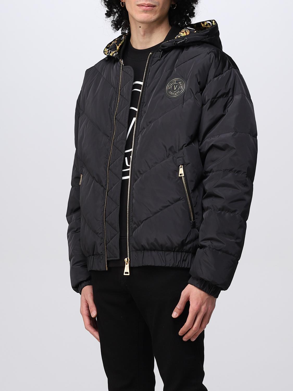 【新品・美品】VERSACE JEANS COUTURE コットンジャケット VERSACE JEANS COUTURE ヴェルサーチェ 中綿入り ブルゾン