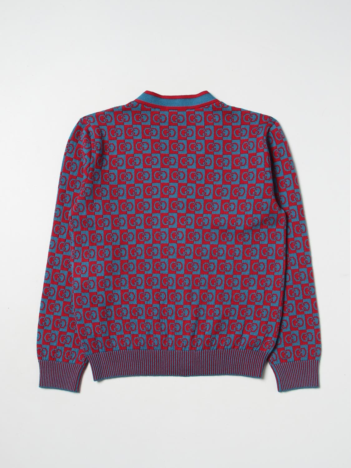 GUCCI PULLOVER: Pullover kinder Gucci, Hellblau - Img 2