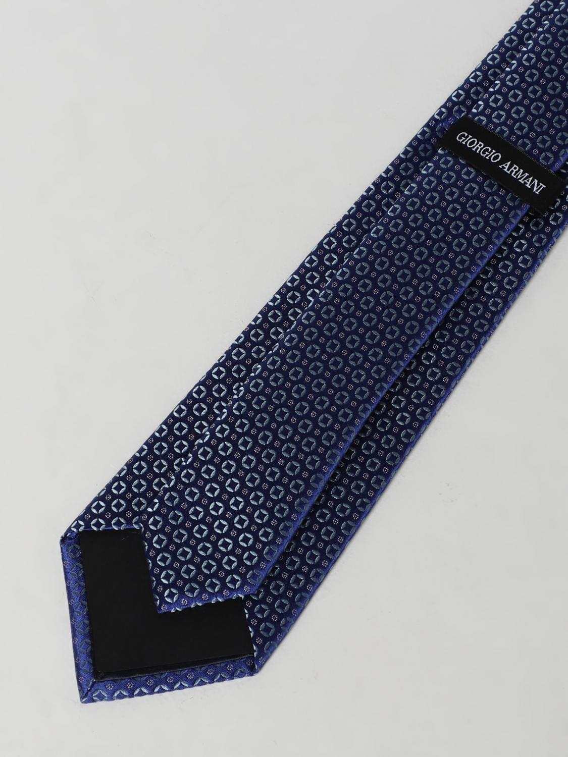 GIORGIO ARMANI CORBATA: Corbata hombre Giorgio Armani, Azul Oscuro - Img 2
