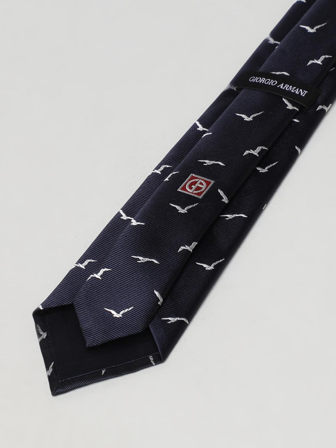 GIORGIO ARMANI CORBATA: Corbata hombre Giorgio Armani, Azul Oscuro - Img 2