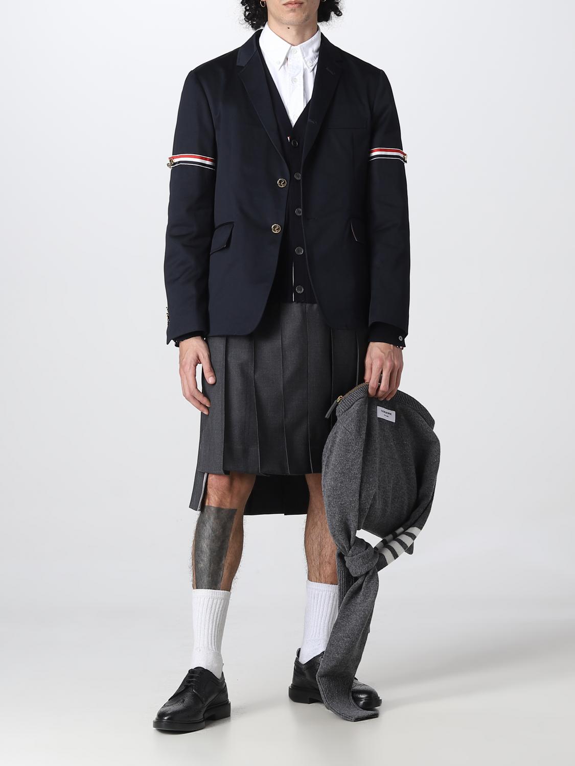 THOM BROWNE UMHÄNGETASCHE: Tasche herren Thom Browne, Grau - Img 2