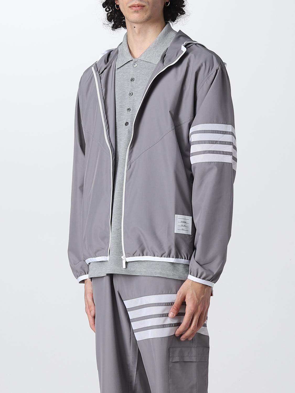 Thom Browne nylon jacket - Grey | MJT366AF0197 | GIGLIO.COM