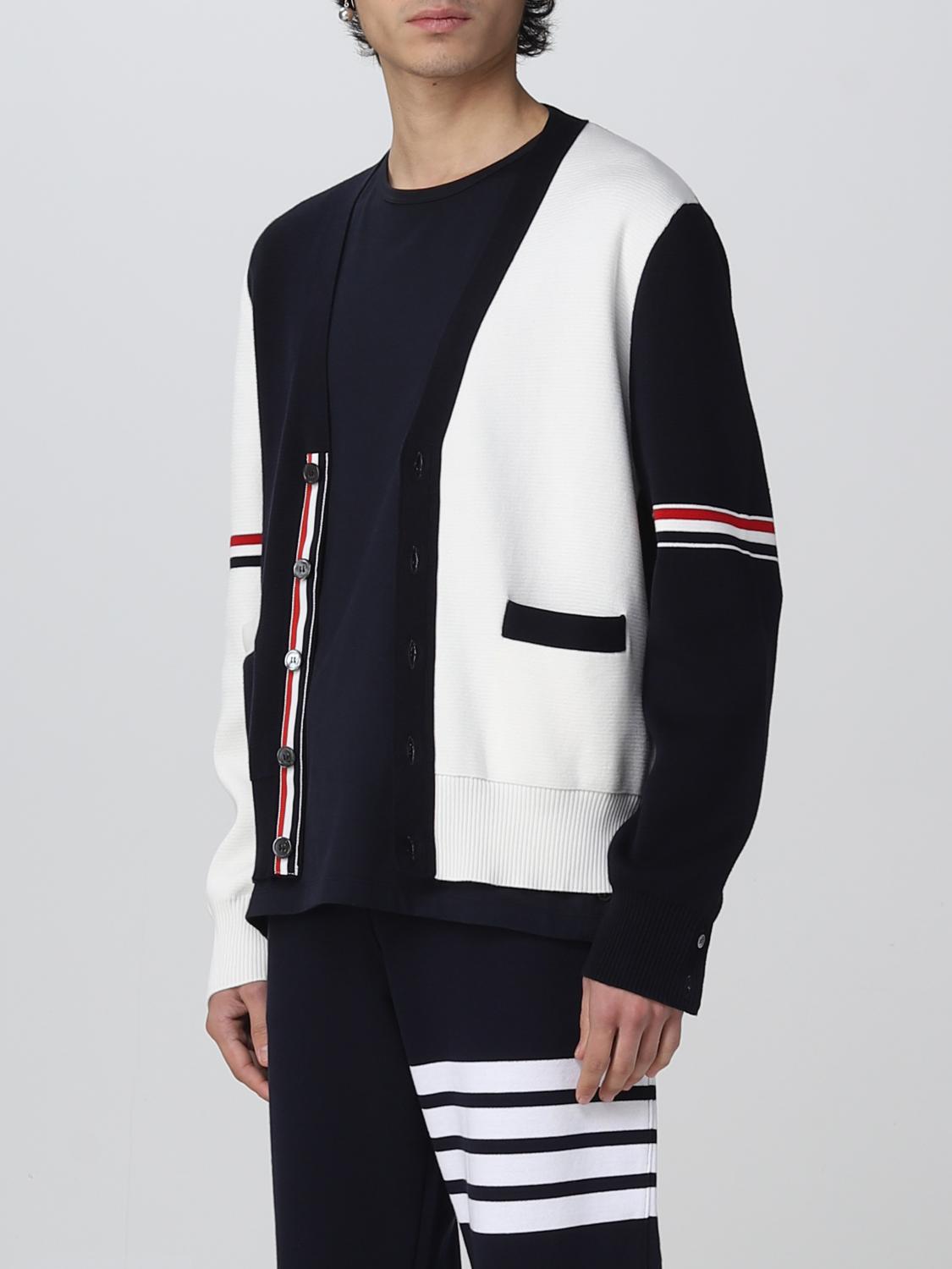 THOM BROWNE セーター: セーター メンズ Thom Browne, ブルー - Img 4