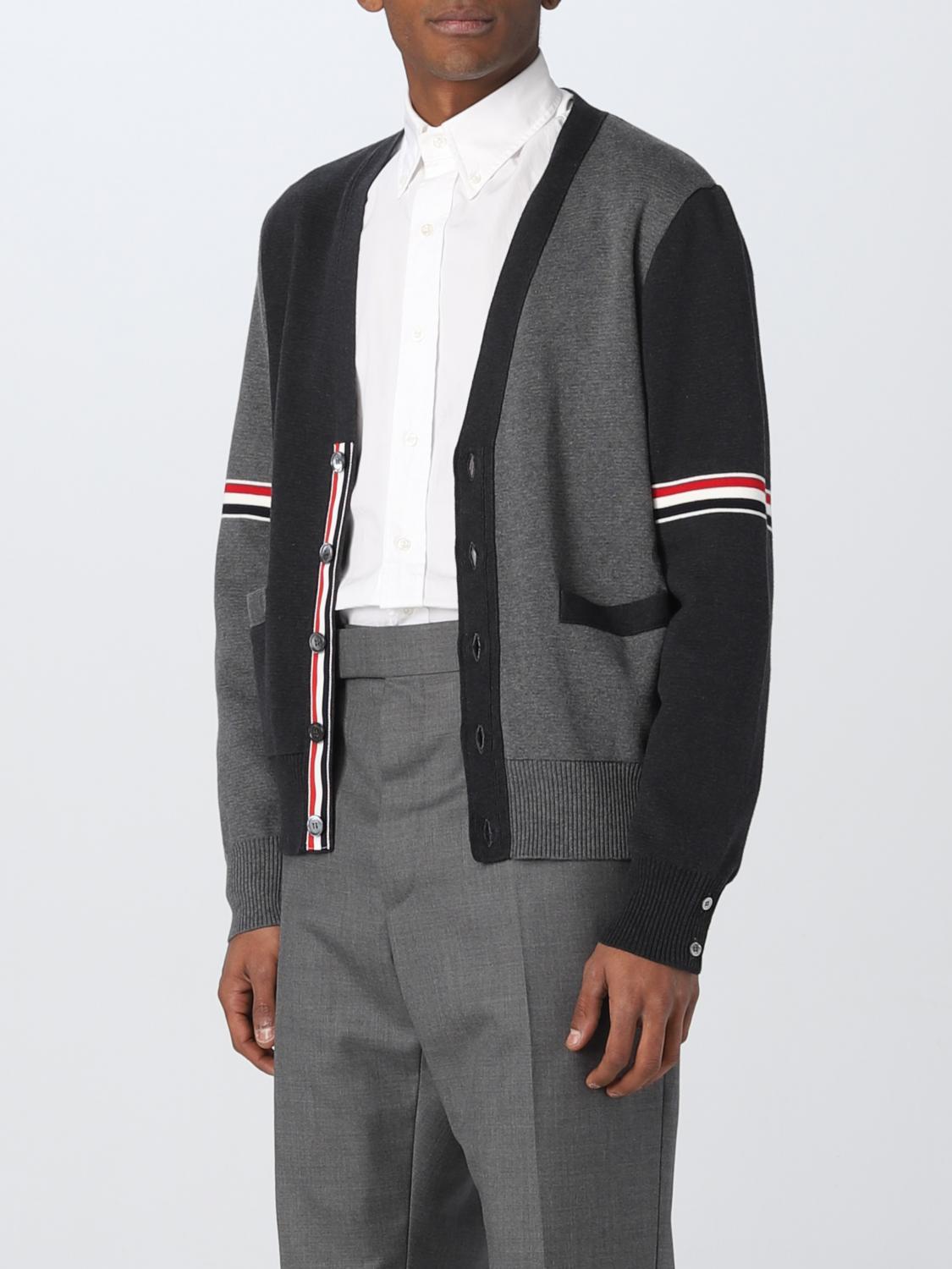 THOM BROWNE PULLOVER: Pullover herren Thom Browne, Grau - Img 4