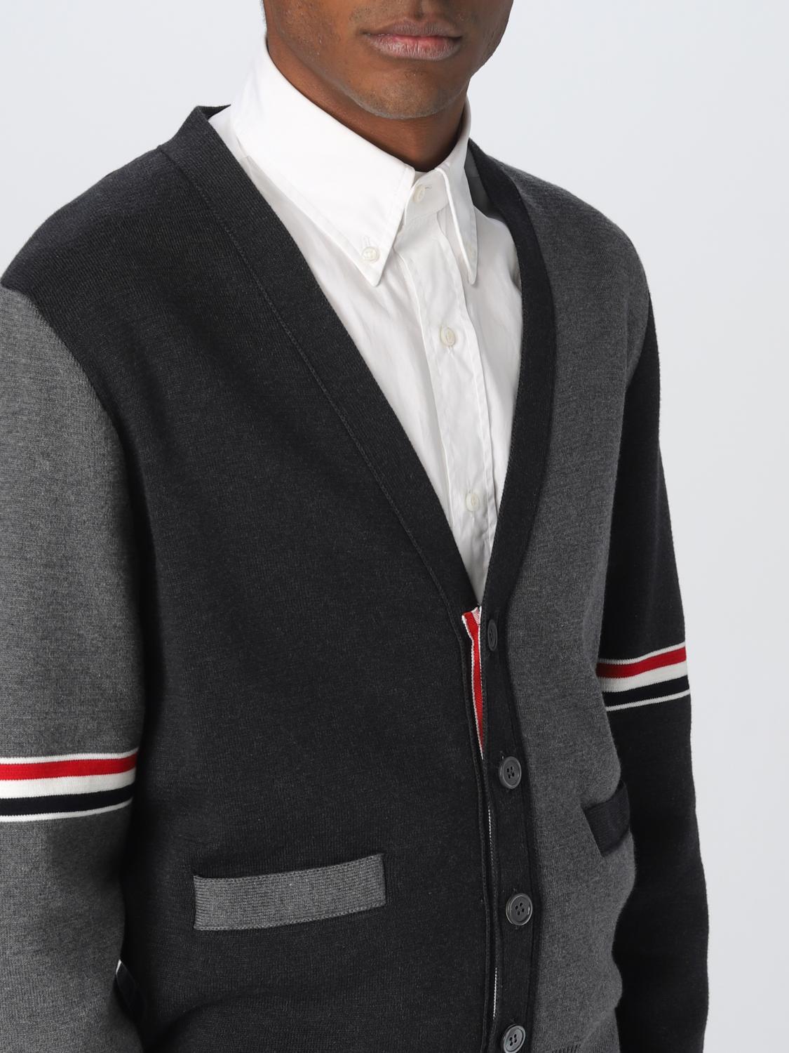 THOM BROWNE PULLOVER: Pullover herren Thom Browne, Grau - Img 5