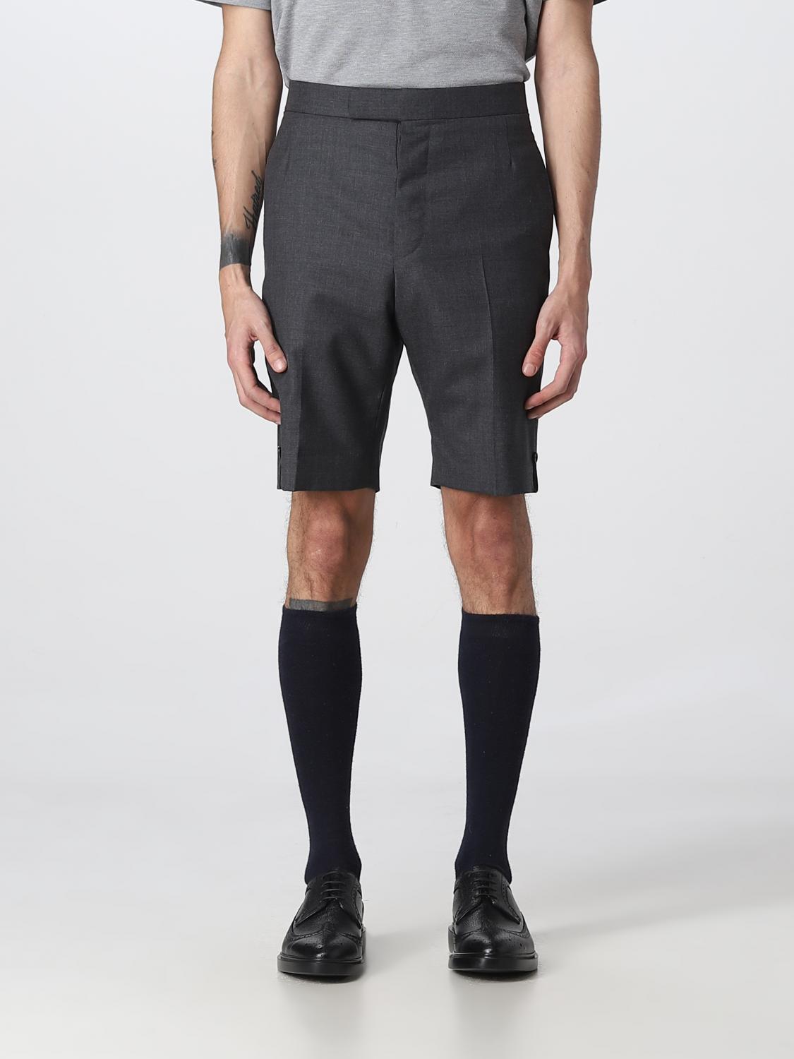 THOM BROWNE SHORTS: Short men Thom Browne, Grey - Img 1