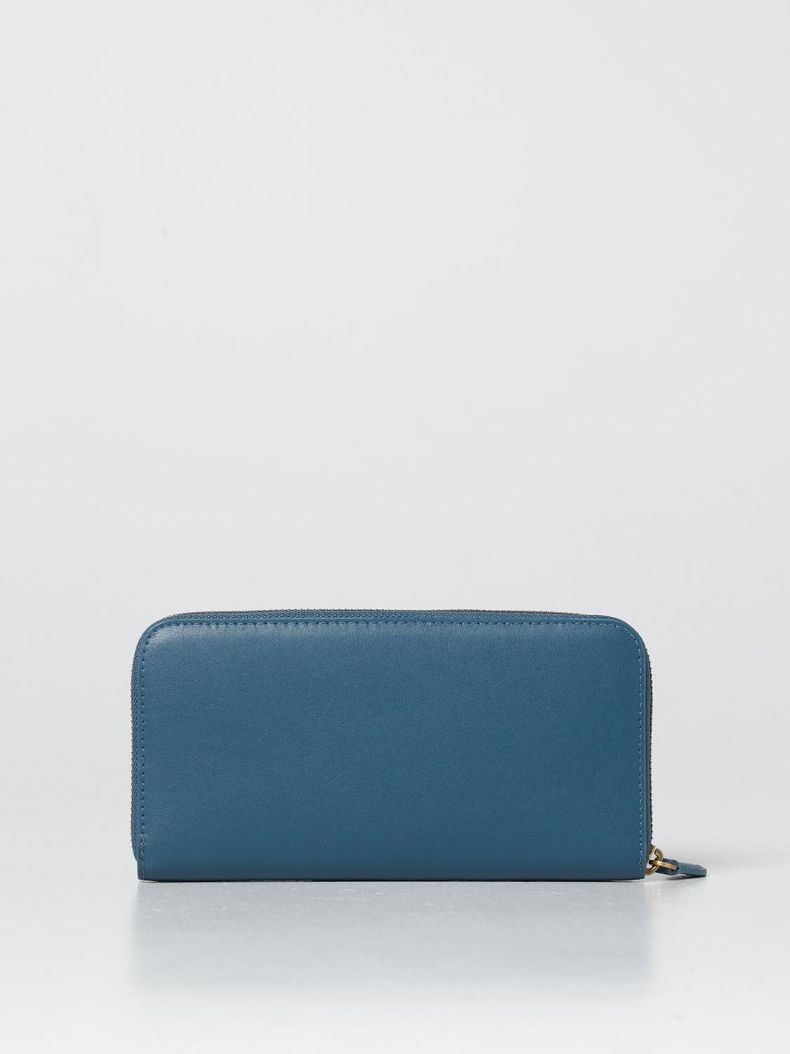 PINKO GELDBÖRSE: Geldbeutel damen Pinko, Petroleum Blue - Img 3