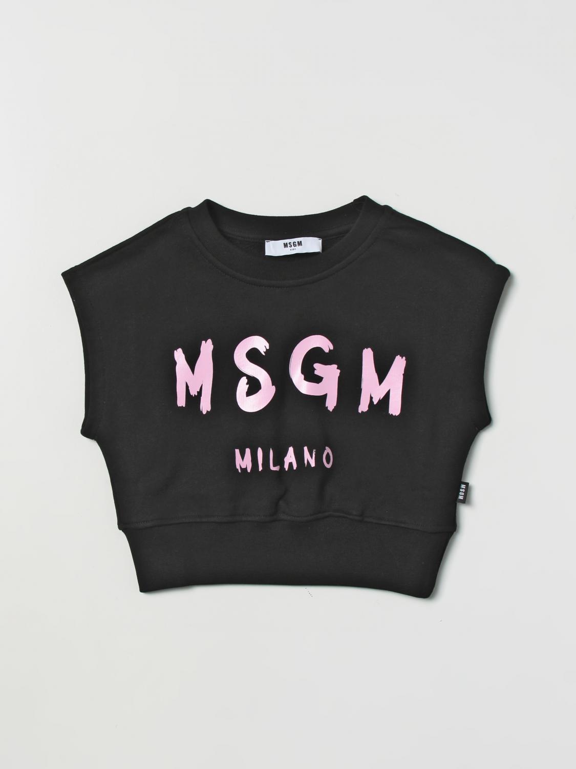 MSGM KIDS PULLOVER: Pullover kinder MSGM Kids, Schwarz - Img 1