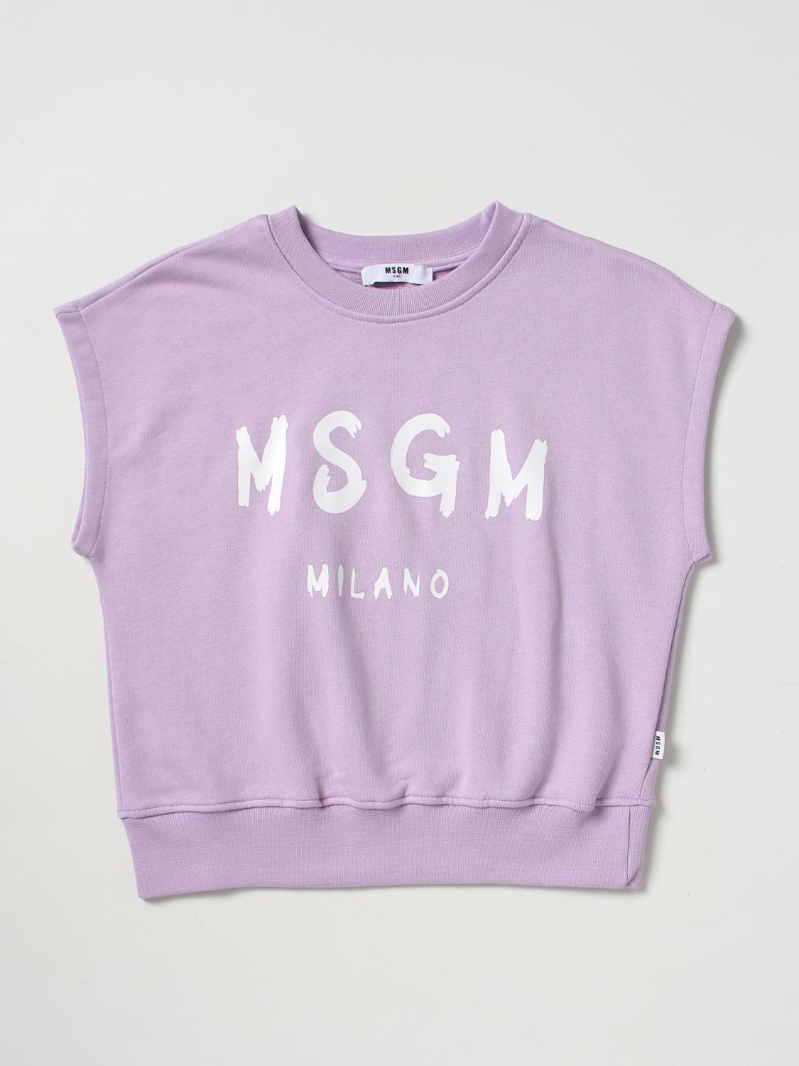 MSGM KIDS 毛衣: 毛衣 儿童 MSGM Kids, 淡紫色 - Img 1