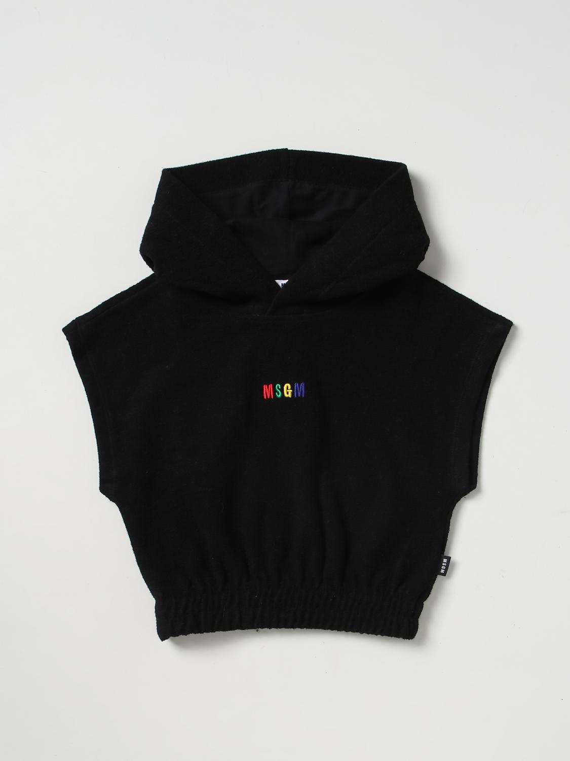 MSGM KIDS PULLOVER: Pullover kinder MSGM Kids, Schwarz - Img 1