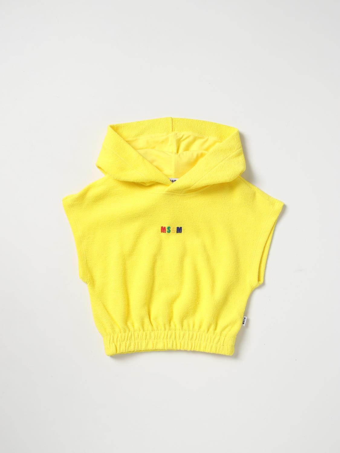 MSGM KIDS JERSEY: Jersey niños MSGM Kids, Amarillo - Img 1