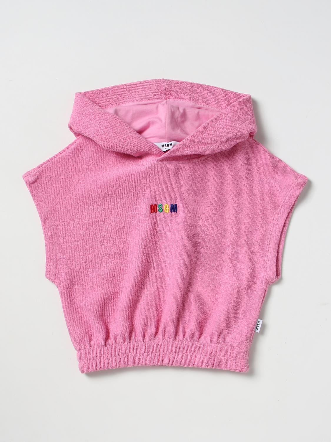 MSGM KIDS PULLOVER: Pullover kinder MSGM Kids, Pink - Img 1