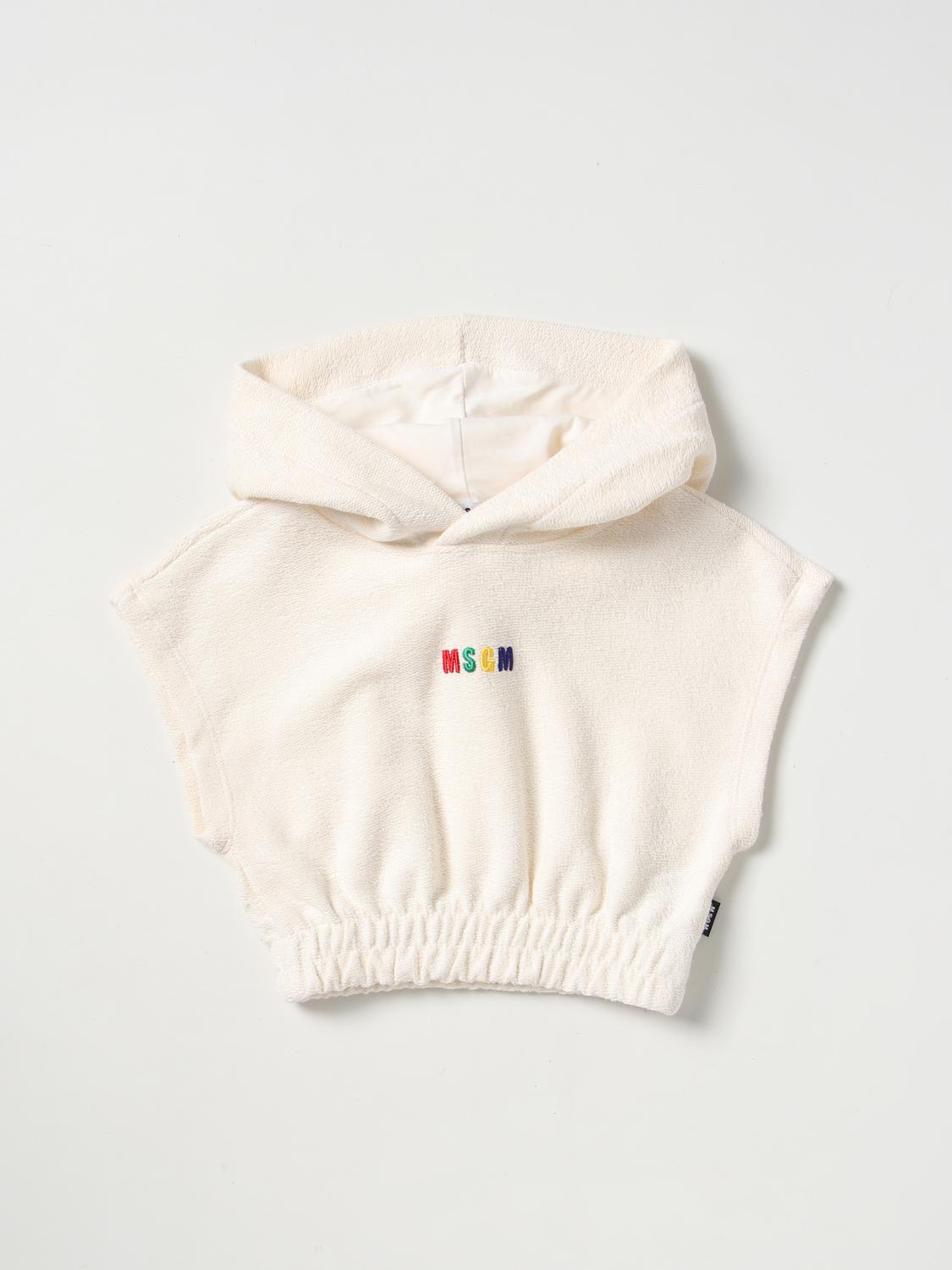 MSGM KIDS PULLOVER: Pullover kinder MSGM Kids, Beige - Img 1