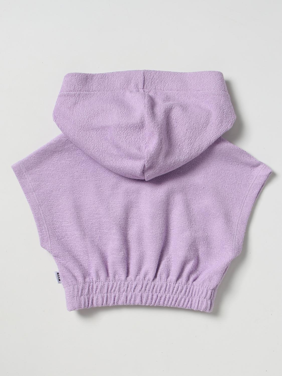 MSGM KIDS JERSEY: Jersey niños MSGM Kids, Lila - Img 2