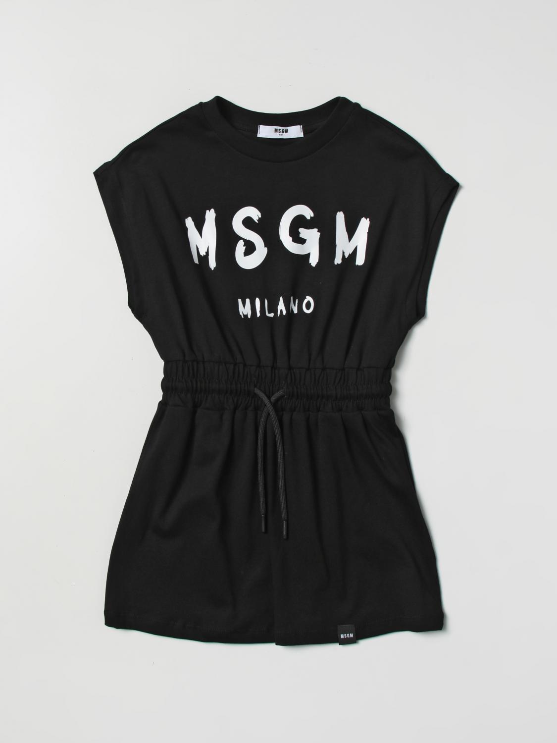 MSGM KIDS KLEID: Kleid kinder MSGM Kids, Schwarz - Img 1