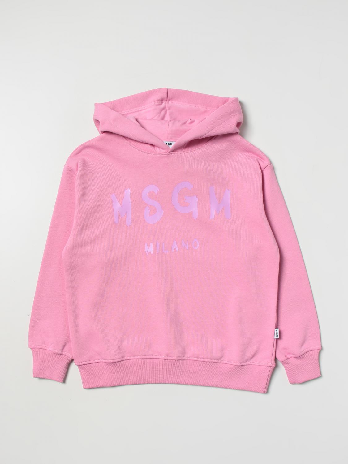 MSGM KIDS SWEATER: Sweater kids MSGM Kids, Pink - Img 1