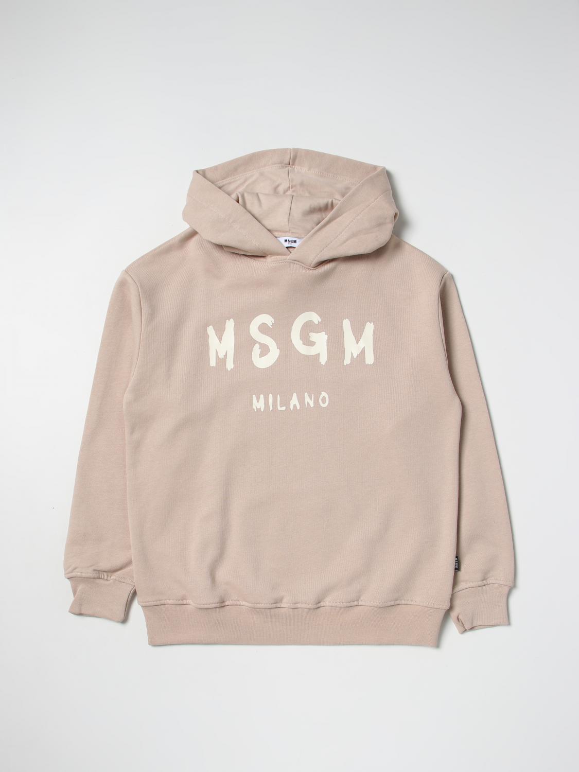 MSGM KIDS PULLOVER: Pullover kinder MSGM Kids, Beige - Img 1
